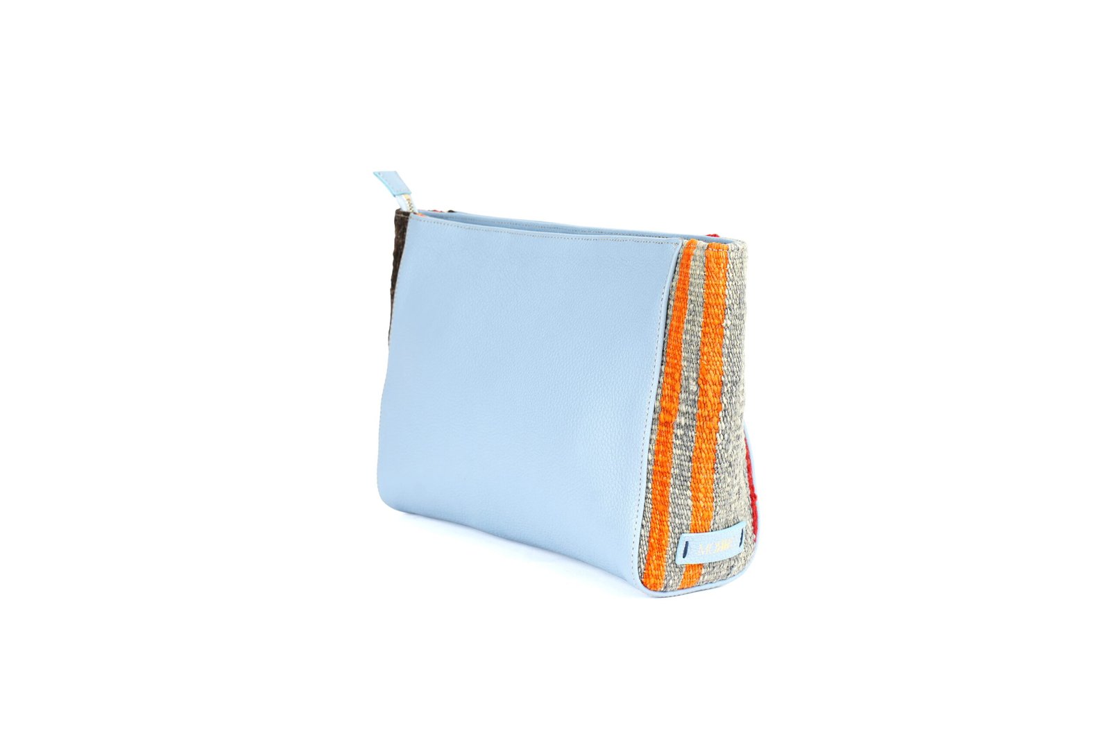 DSC06988 (1) Leather Clutch in Blue - Görsel 1