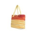 Kilim Beach Bag with Yellow Straps