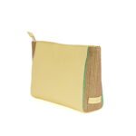 LEATHER CLUTCH in Yellow 1