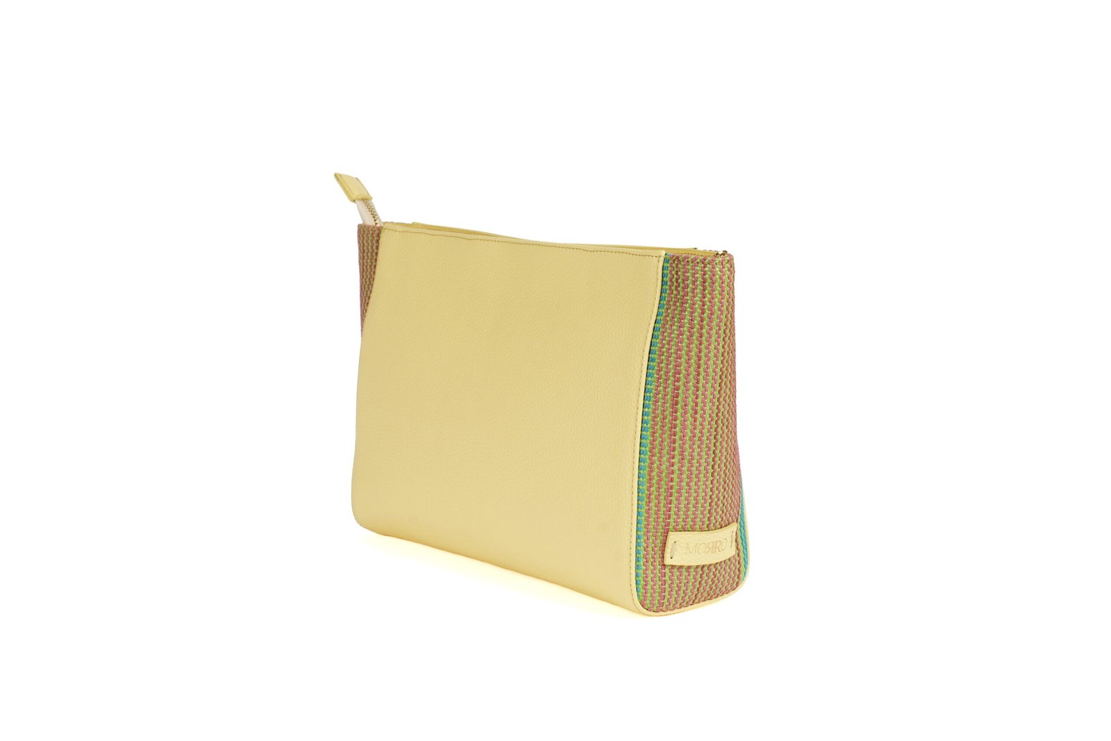 DSC06926 (1) LEATHER CLUTCH in Yellow 1 - Görsel 1