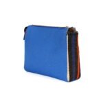 LEATHER CLUTCH in Dark Blue