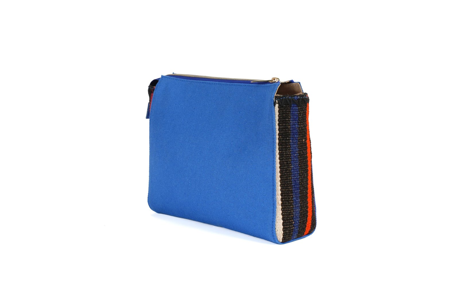 DSC06961 (1) LEATHER CLUTCH in Dark Blue - Görsel 1
