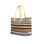 KİLİM BEACH BAG with Yellow Straps 3