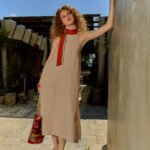MAJORELLE DRESS BEJ