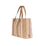 KİLİM BEACH BAG with Toffee Straps