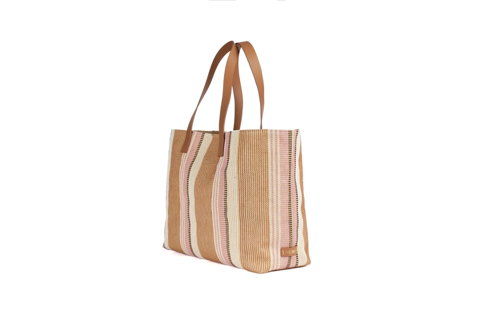 m2 KİLİM BEACH BAG with Toffee Straps - Görsel 1